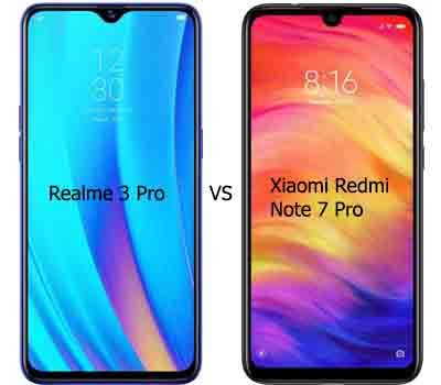 Realme 3 Pro vs Xiaomi Redmi Note 7 Pro comparison in detail