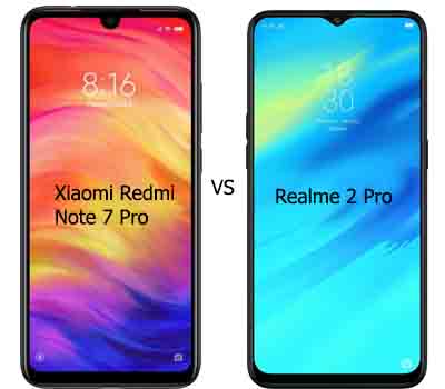 Xiaomi Redmi Note 7 Pro vs Realme 2 Pro comparison in detail