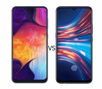 Compare Samsung Galaxy A50 vs Vivo S1