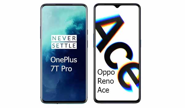 Compare OnePlus 7T Pro vs Oppo Reno Ace
