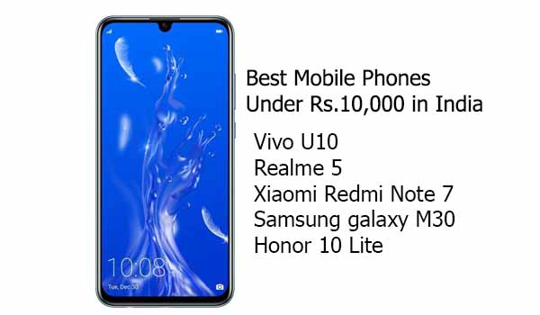 best Mobile Phones under 10000 in India