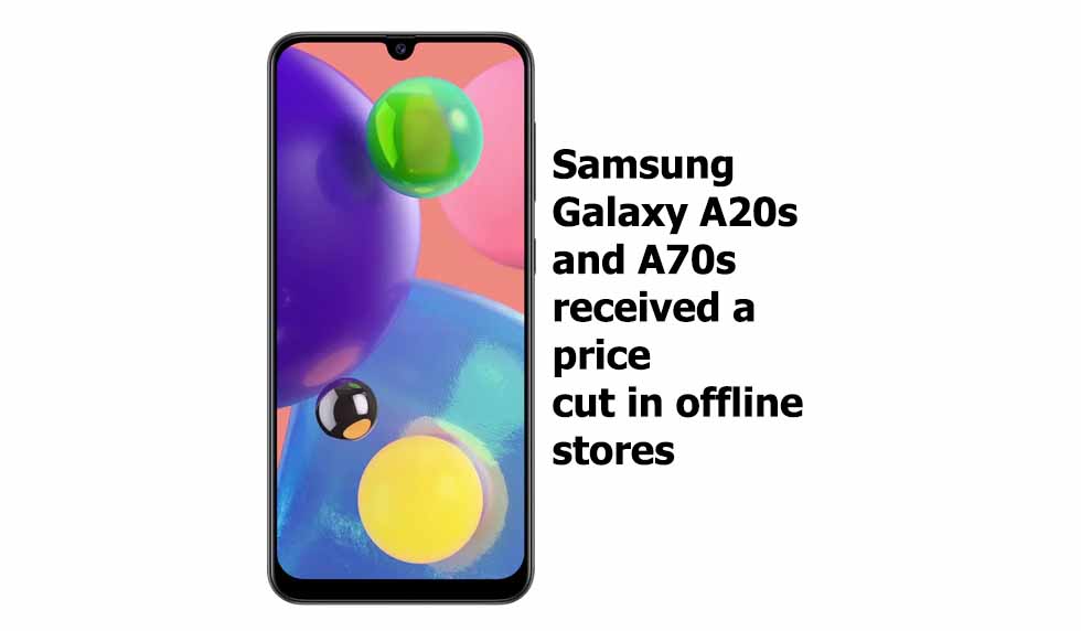 Samsung Galaxy A20s in offline stores