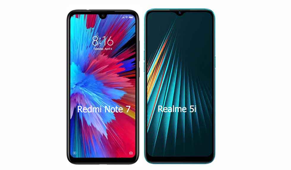 Realme 5i vs Redmi Note 7 Comparison