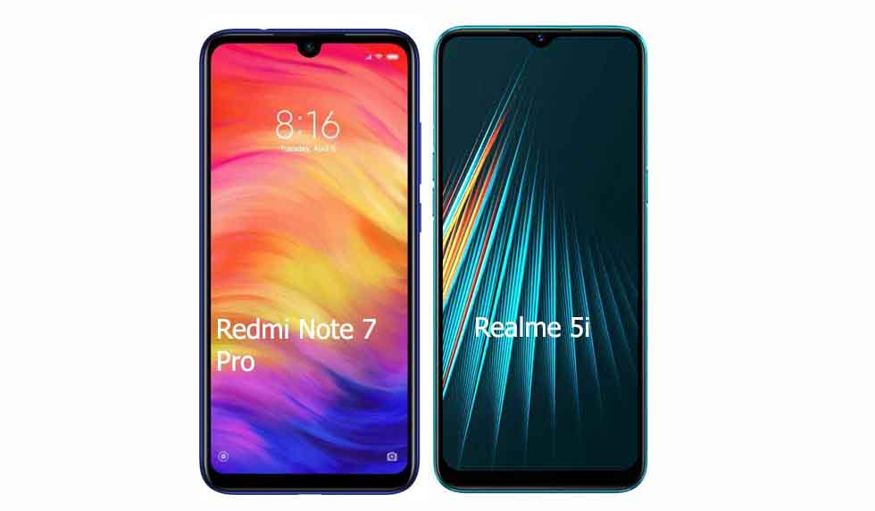 Realme 5i vs Redmi Note 7 Pro Comparison