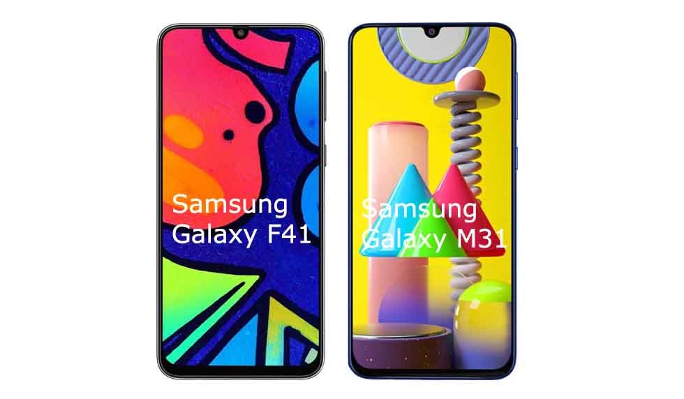 Samsung Galaxy F41 vs Samsung Galaxy M31