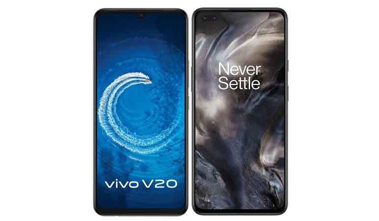 Vivo V20 vs OnePlus Nord comparison