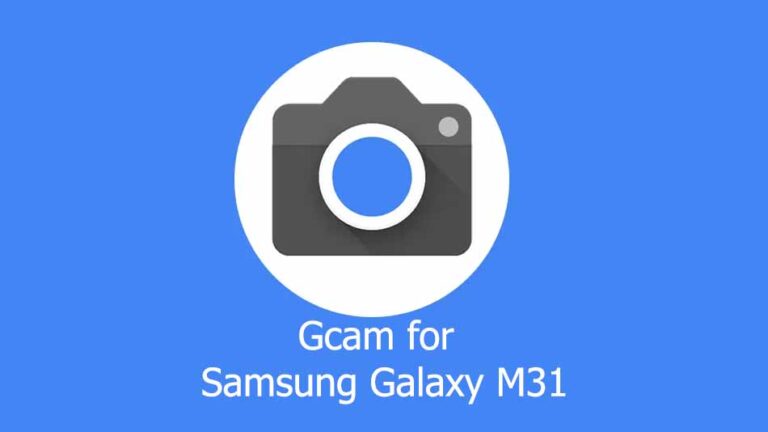 samsung m31 google camera