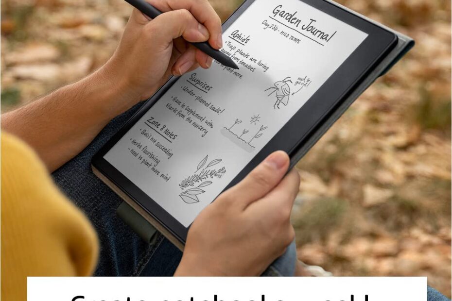 Amazon unveiled the Kindle Scribe that supports Pen Input